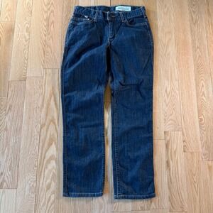 Carhartt FR Blue Jeans Women 6 Short Flame Resistant Straight 102688-417 (28x29)